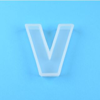 silicone mold letter V