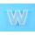 silicone mold letter W