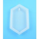 silicone mold big hexagon pendant