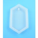 silicone mold big hexagon pendant