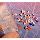 mini silicone mold goldfishes