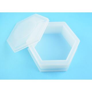 silicone mold hexagonal box