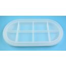 silicone mold oval flat tray