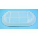 silicone mold oval flat tray
