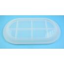 silicone mold oval flat tray