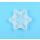 silicone mold snowflake - design 3