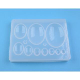 silicone mold cabochons oval