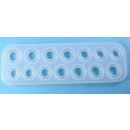 Silikonform glatte und facettierte Ringe