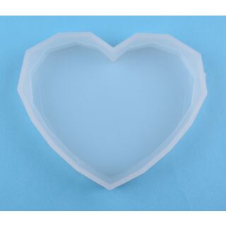 Shiny Puffy Heart Silicone Mold, Clear Puffy Heart Silicone Mold (9  Cavity), Transparent Shiny Mold, UV Resin Mould, Resin Cabochon DIY