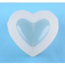 silicone mold small puffy heart