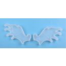 silicone mold set stylized bat wings