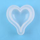 silicone mold pointy puffy heart S
