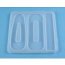 silicone mold barrettes - design 1
