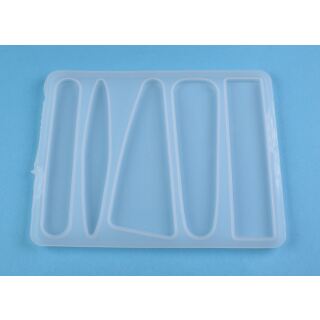 silicone mold barrettes - design 2