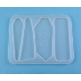 silicone mold barrettes - design 3