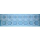 silicone molds chakra stones flat and round