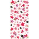 Sakura stilisiert Stickerbogen - Design 3