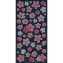 Sakura stilisiert  Stickerbogen - Design 5