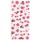 Sakura stilisiert Stickerbogen - Design 6