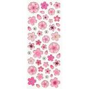 cherry blossom sticker sheet transparent