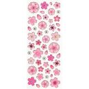 Sakura Stickerbogen transparent