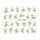 flowers water transfer sticker sheet STZ-048