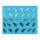 feathers sticker sheed white gold black DTL-74