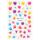coloured flower sticker sheet XF3007