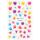 coloured flower sticker sheet XF3007