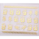 golden panda sticker sheet