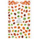 Stickerbogen Herbstblätter bunt F204
