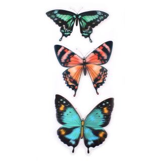 30 colorful butterfly stickers