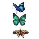 30 Sticker bunte Schmetterlinge