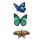 30 colorful butterfly stickers