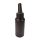 leere schwarze Flasche