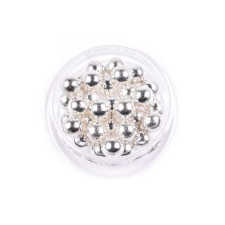 metal balls for maze silver