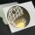 metal sticker mystic symbols gold - design 18 - yin yang