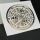 metal sticker mystic symbols gold - design 60 - alchemical circle