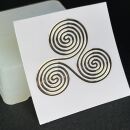 Metallsticker mystische Symbole gold - Design 64 - Triskele