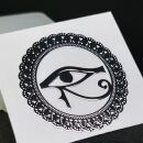 metal sticker mystic symbols silver - design 29 - eye of...