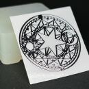 Metallsticker mystische Symbole silber - Design 38 -...