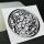 metal sticker mystic symbols silver - design 63 - alchemical circle