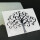 metal sticker mystic symbols silver - design 7 - tree of life