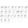 Metallsticker Initial A silber 2cm