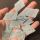 Metallsticker Initial A silber 2cm