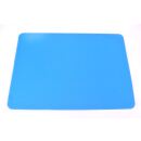 silicone mat 14,5x21cm blue