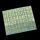 metal sticker 9mm letters and numbers gold -  numbers