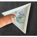 silberne holografische Buchstaben