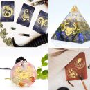 metal sticker zodiac signs gold