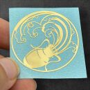 Metallsticker Sternzeichen Wassermann gold
